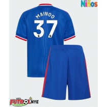 Camiseta Manchester United Kobbie Mainoo #37 Visitante Equipación para niños 2026-27 manga corta (+ pantalones cortos)